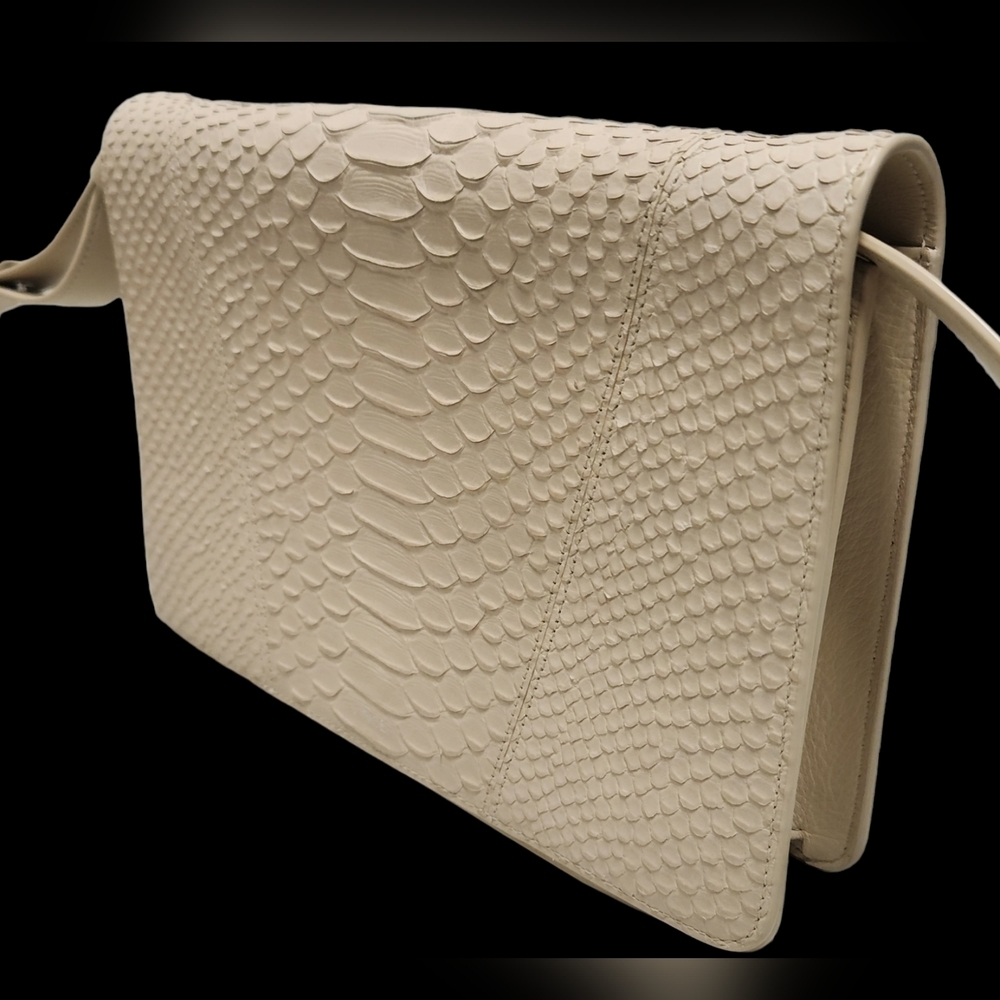 VINCE Mod V‎ Python-Embossed Crossbody Bag - Picture 3 of 15